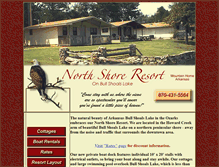 Tablet Screenshot of northshoreresort.com